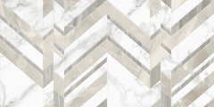 Плитка стінова Marmo Bianco шеврон 300x600x9 Golden Tile LC-19195