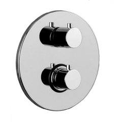 LIQ018CR Light Змішувач для ванни термостатичний прихованого монтажу, хром (1 сорт) 407689