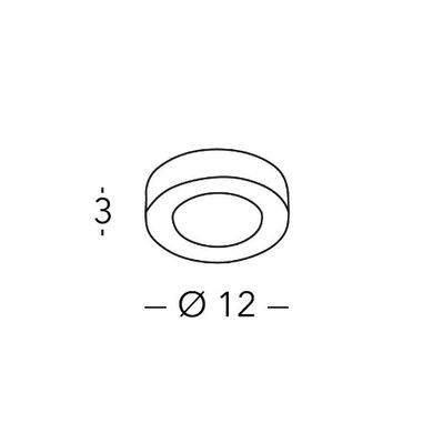 Точковий світильник CLICK (art. A1344.10R.W) 440173