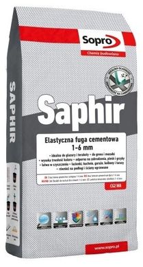 Затирка для швів Sopro Saphir 9502 cрібно-сірий №17 (3 кг) LC-36586