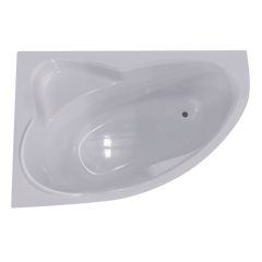 VAQUAWAS/00 QUADRO WALL Ванна пристінна 160см, із Silkstone, колір білий мат (1 сорт) W53A-170L115W-A
