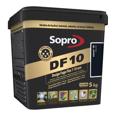 Затирка для швів Sopro DF 10 1061 чорна №90 (5 кг) LC-2777