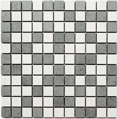 Мозаїка СМ 3030 С2 Gray-White 300x300x8 Котто Кераміка LC-2854