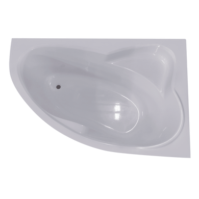 554.004.01.1 Soana Ванна прямокутна 180x80см, тонкий край, злив та перелив по центру, з ніжками, колір білий W53A-170R115W-A