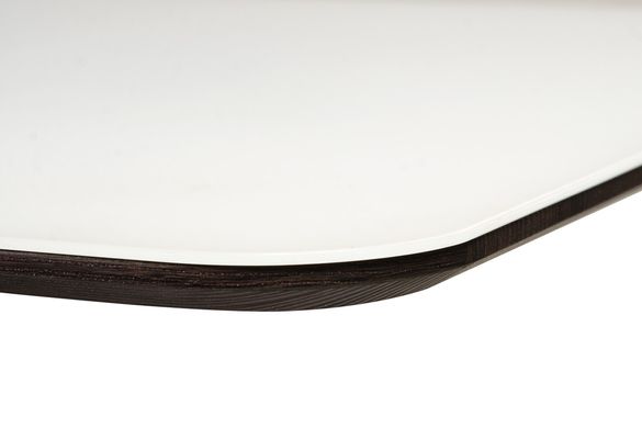 Стол МДФ+матовое стекло ТМL-521 белый+венге VM-998