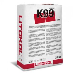 Цементний клей Litostone K99 білий (20 кг) K990020