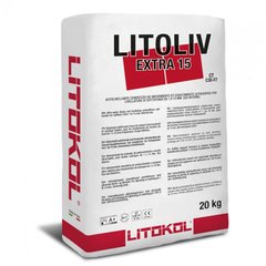 Самовирівнюючий цементний склад Litoliv Extra 15 (20 кг) XTR150020