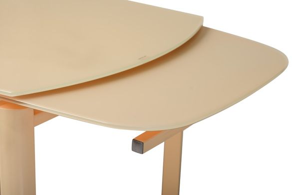 Обеденный матовый стол Т-600 кремовый VM-433