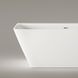 VAQUAWAS/00 QUADRO WALL Ванна пристінна 160см, із Silkstone, колір білий мат (1 сорт) 548738