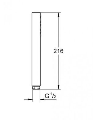 Лійка для ручного душу Euphoria Cube Stick (27698000), Grohe LC-21331