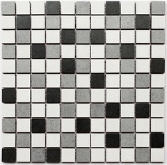 Мозаїка СМ 3028 С3 Graphite-Gray-White 300x300x8 Котто Кераміка LC-1478