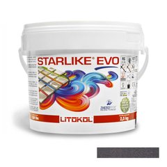 Клей-зат STARLIKE EVO 140/2.5кг Графіт (1 сорт) 464495