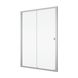 D20S21204007 Arelia Одностворчаті розсувні двері з фікс. стінкою в одній лінії, 1200мм, скло прозоре, проф.срібний полір. (1 сорт) 539334