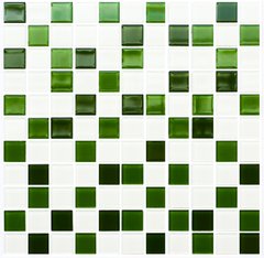 Мозаїка GM 4030 C3 Green D-Green M-White 300x300x4 Котто Кераміка LC-1794