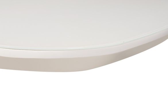 Стол МДФ+матовое стекло TML-500 белый VM-1102