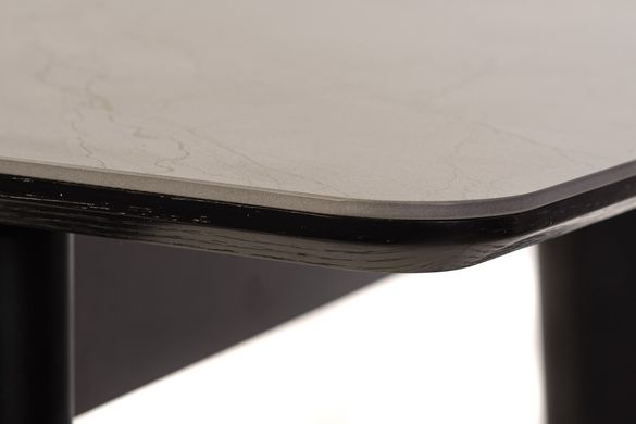 Стол МДФ+керамика TM-76 петра грей+черный VM-1106