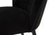Полубарный стул B-126 черный вельвет VM-1088