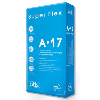 Клей еластич ATIS A-17 Super Flex 25кг (1 сорт) 256364