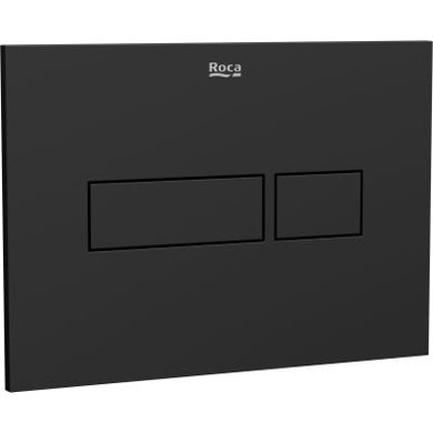 Комплект Інсталяція Duplo Nova WC з кнопкою Duplo Nova Black matt + Унітаз Alegra Rimless з кришкою Roca LC-36920