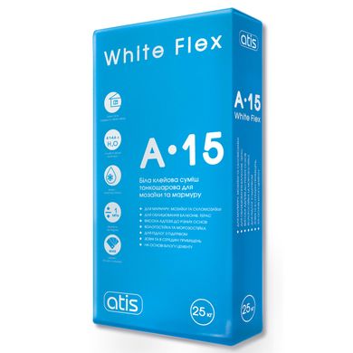Клей ATIS A-15 White Flex 25кг (1 сорт) 261842