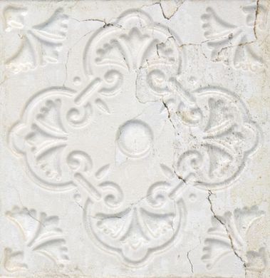 Плитка стінова Aged White Ornato 200x200 Aparici LC-35527