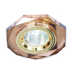 Вбудований світильник Feron 8020-2 коричневий золото 2791