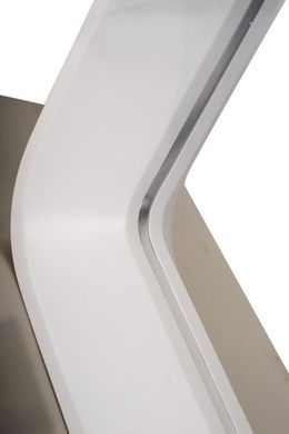 Стол МДФ+матовое стекло TML-770 белый VM-982