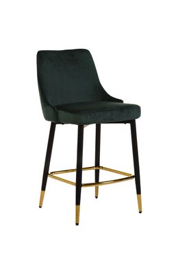 Полубарный стул B-128 изумрудный вельвет VM-1090