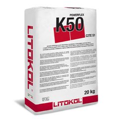 Цементний клей POWERFLEX K50 (20 кг) K50G0020