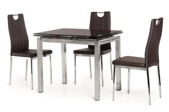 Обеденный стол T-231-8 темно-коричневый VM-440